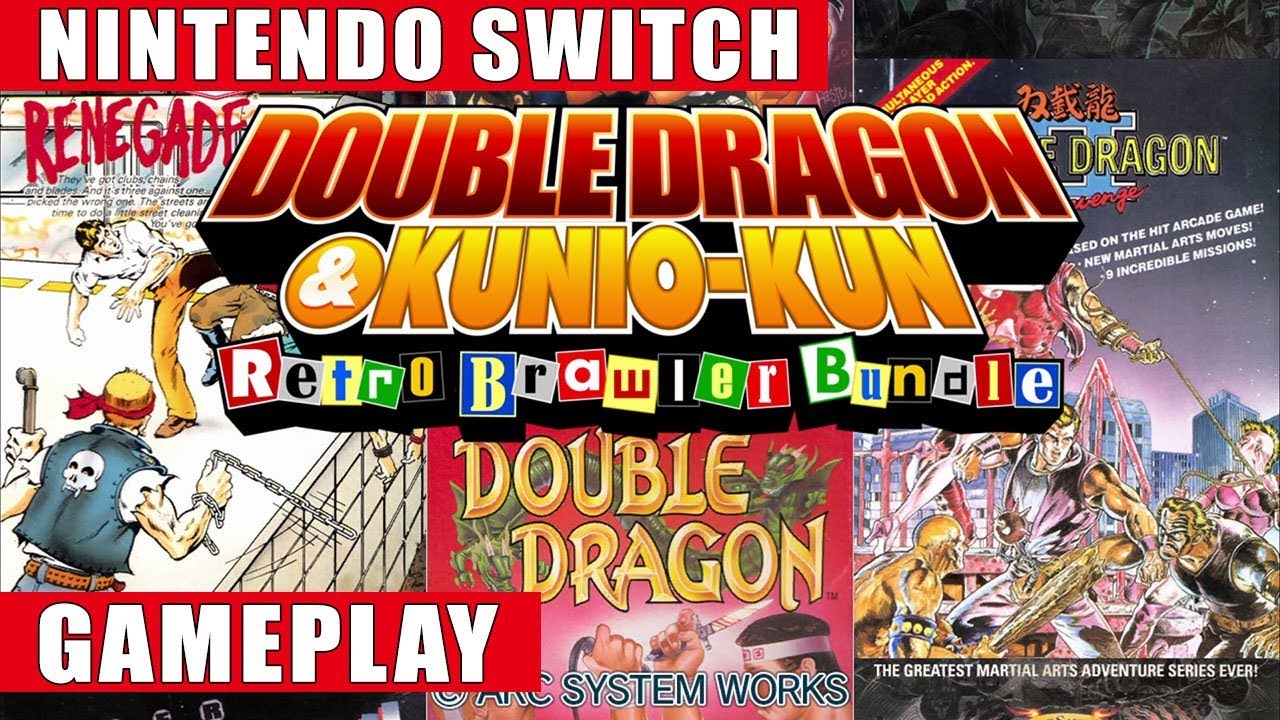 Double Dragon & Kunio-kun: Retro Brawler Bundle Nintendo Switch Gameplay | All 18 Titles