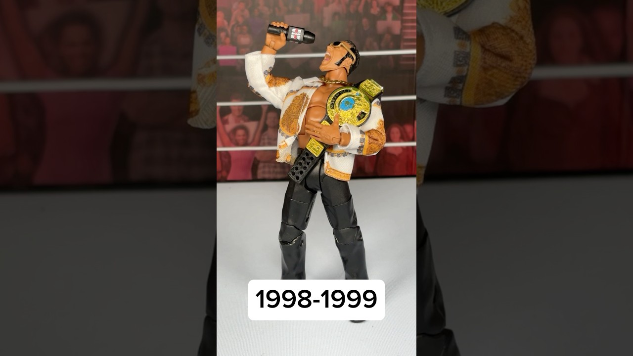 THE ROCK WWE ACTION FIGURE EVOLUTION 🔥