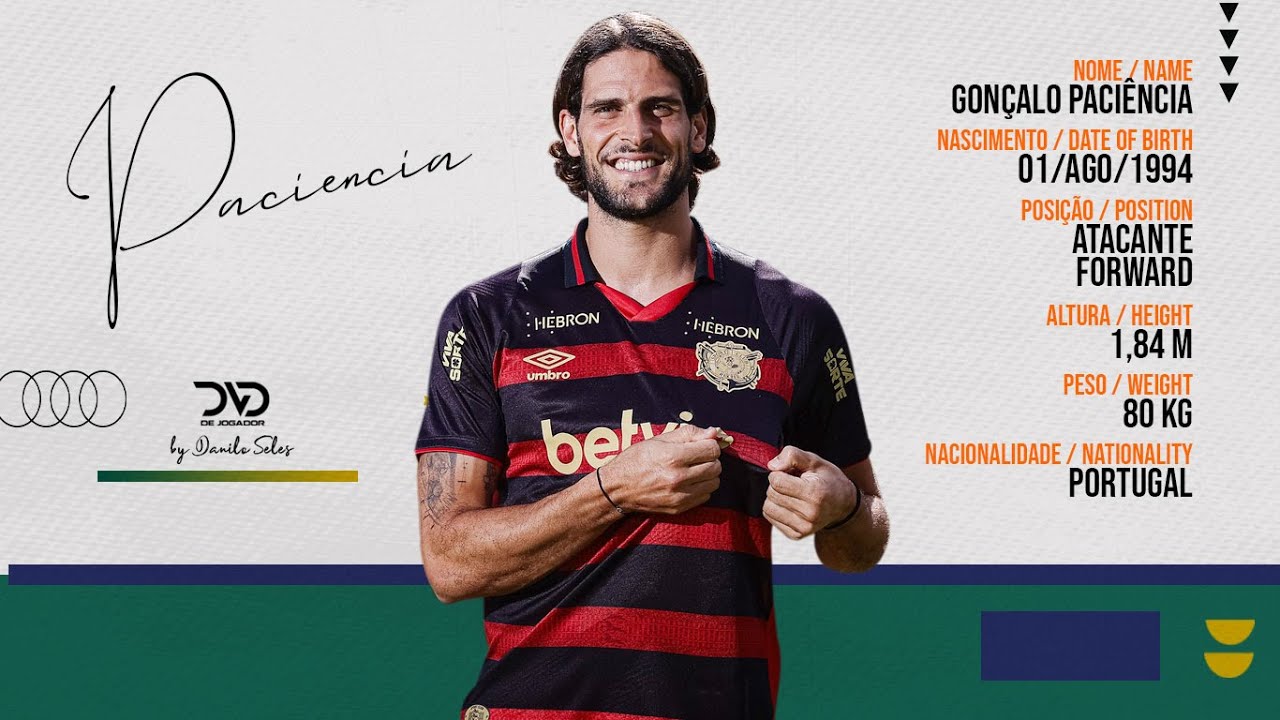 GON&Ccedil;ALO PACI&Ecirc;NCIA - ATACANTE - HIGHLIGHTS 2025 - SPORT (PE) | DVD DE JOGADOR OFICIAL