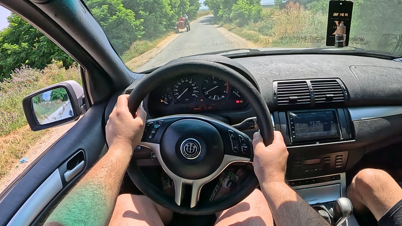 BMW X5 3.0d E53 2005 [218Hp] - POV TEST Drive