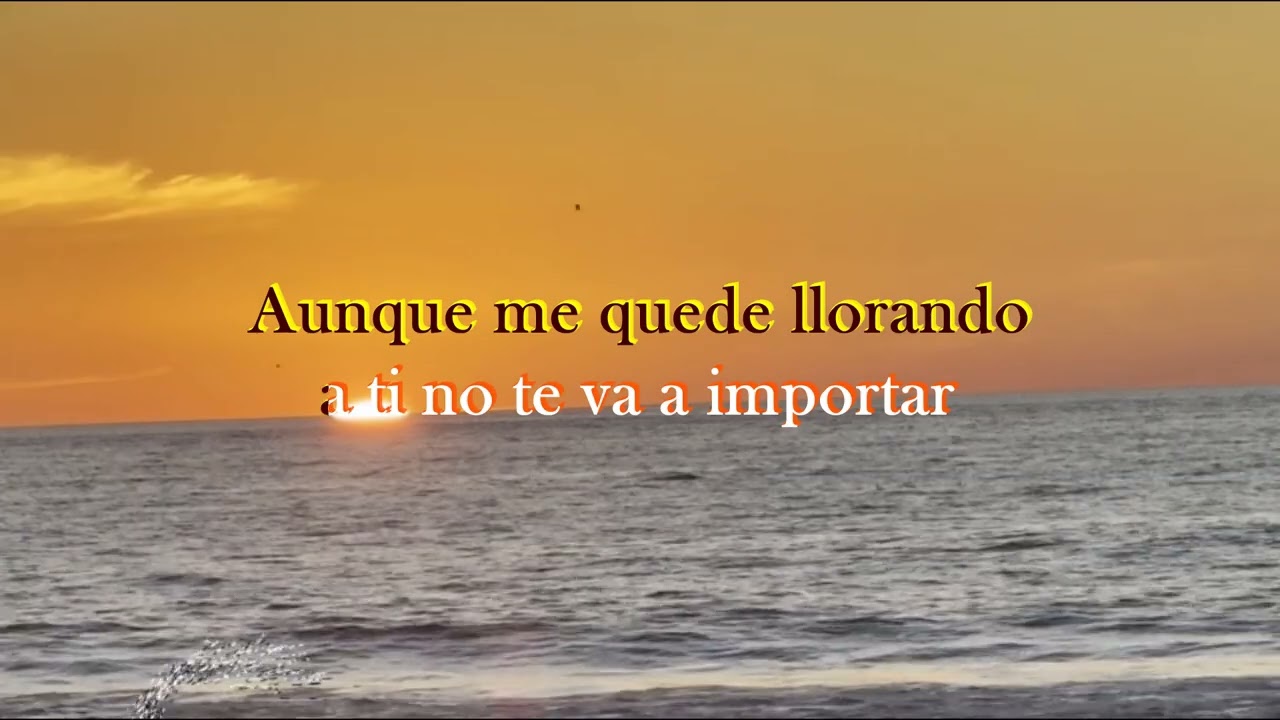 Hoy te vas Grupo Miramar Version karaoke