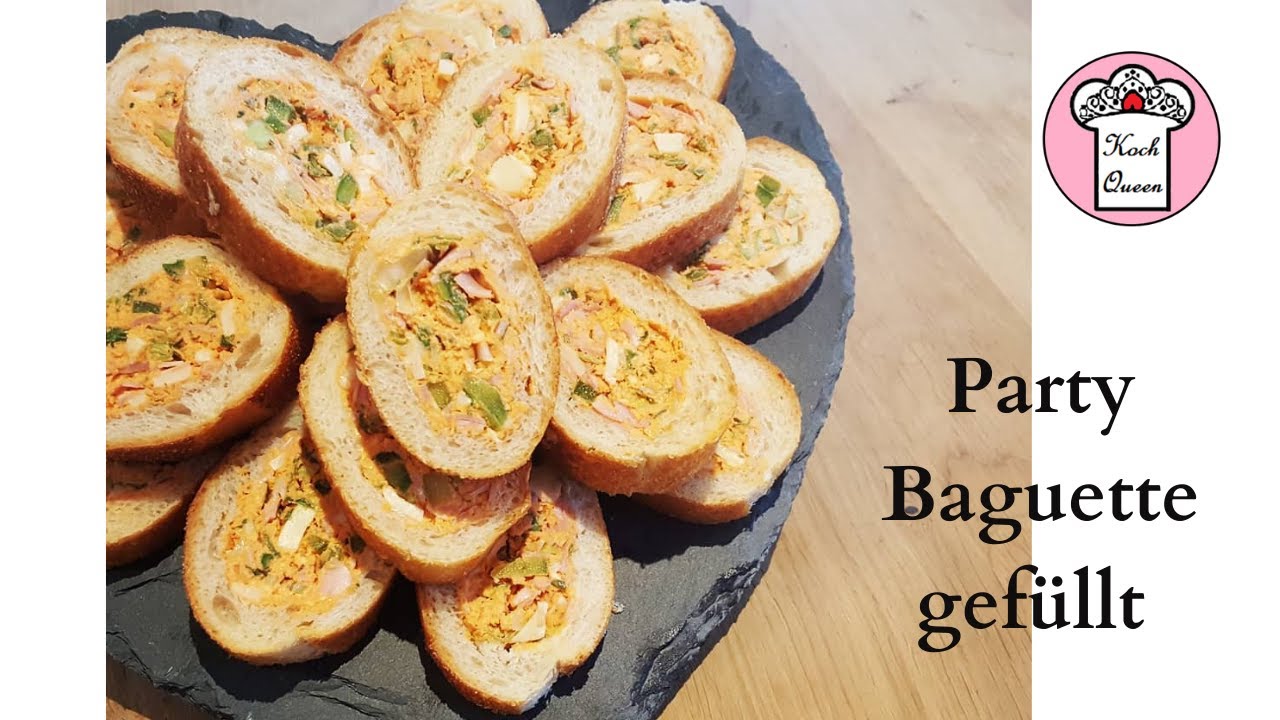 Party Baguette  |  gefüllt  | Fingerfood  |  kalt |  gut vorzubereiten
