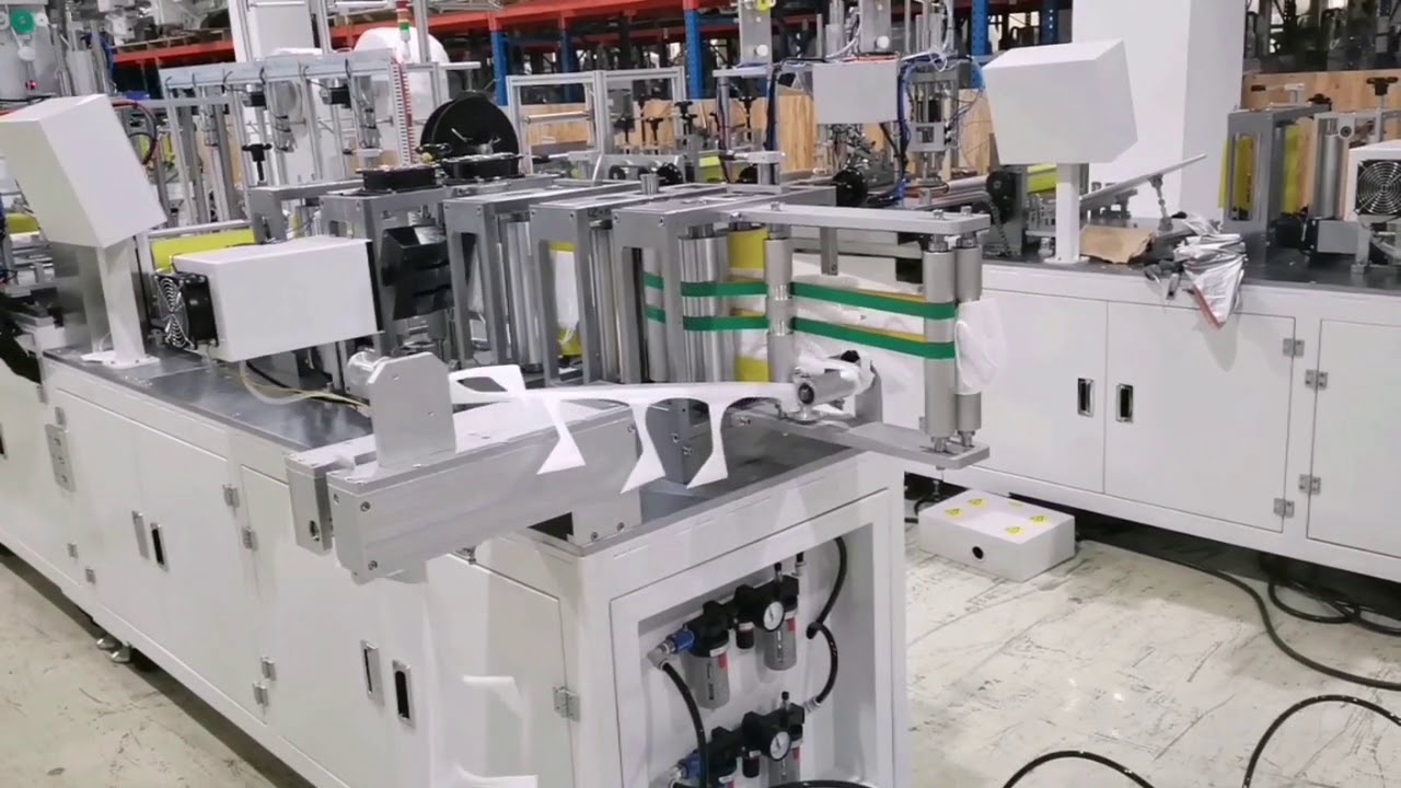 Полностью автоматическая линия производства медицинской маски KN95