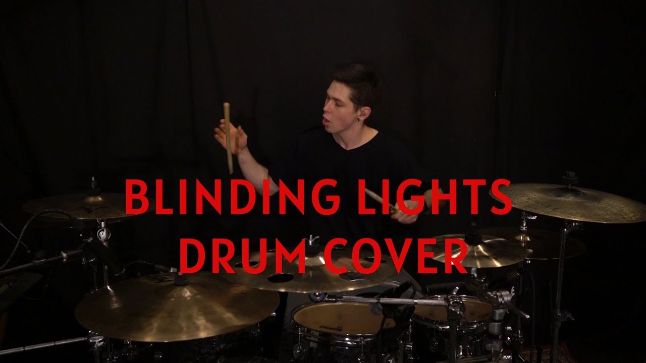 The Weeknd - Blinding Lights Drum Cover by Andy Paul