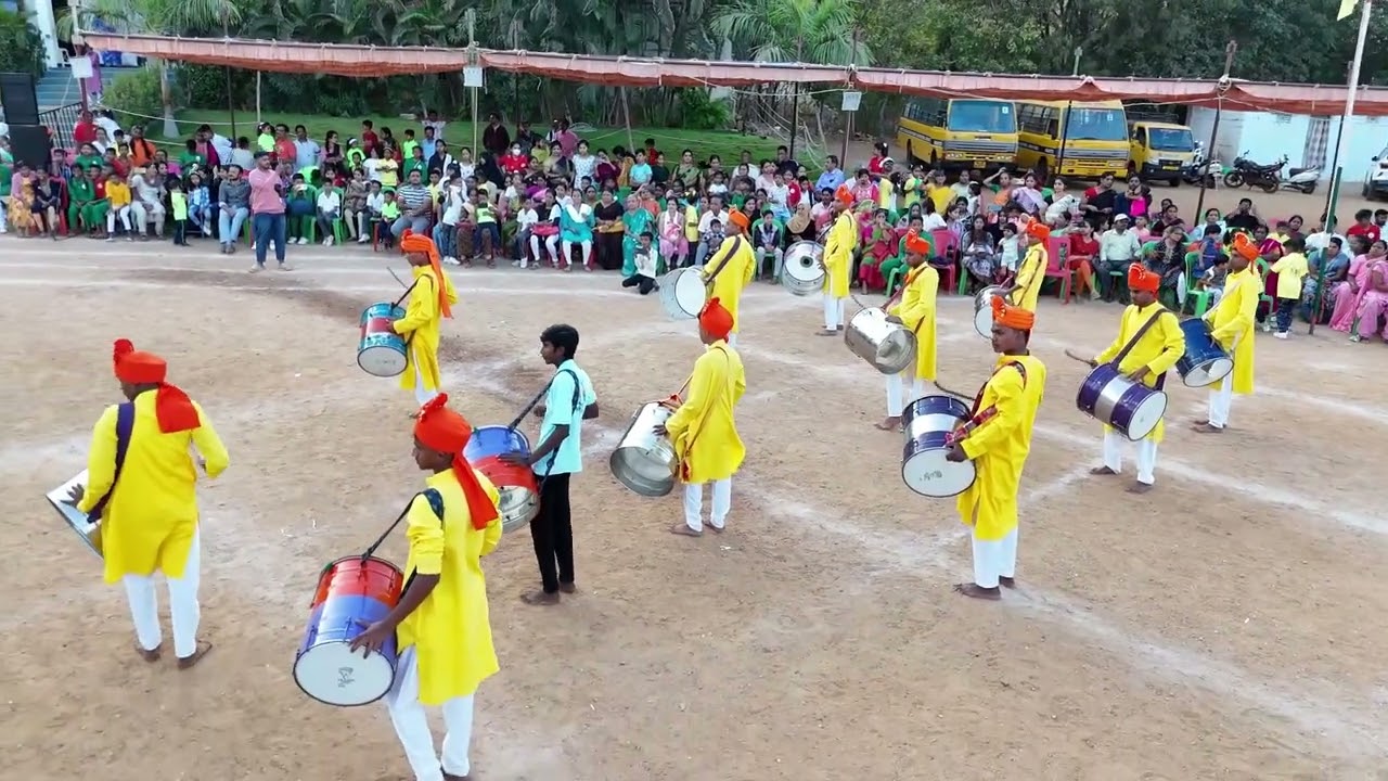 Maharashtra Dhol Dance || Nivedita school hospet
