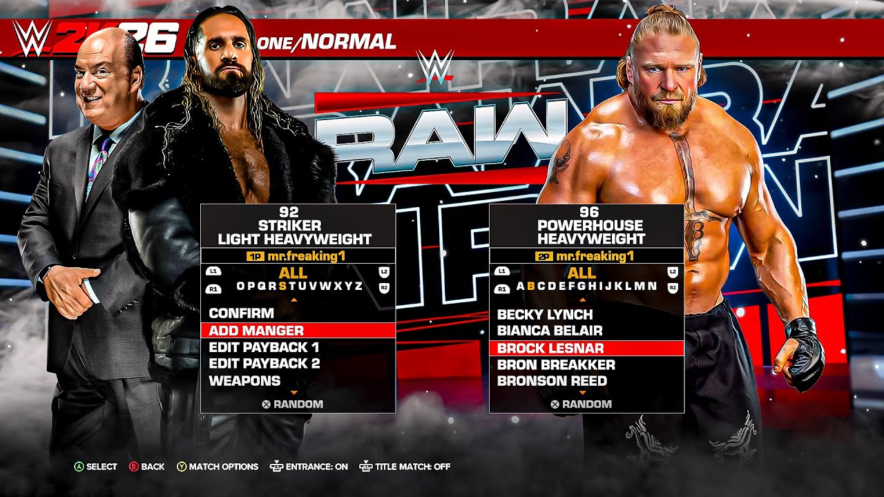 WWE 2K26: все подтвержденные на данный момент суперзвезды!