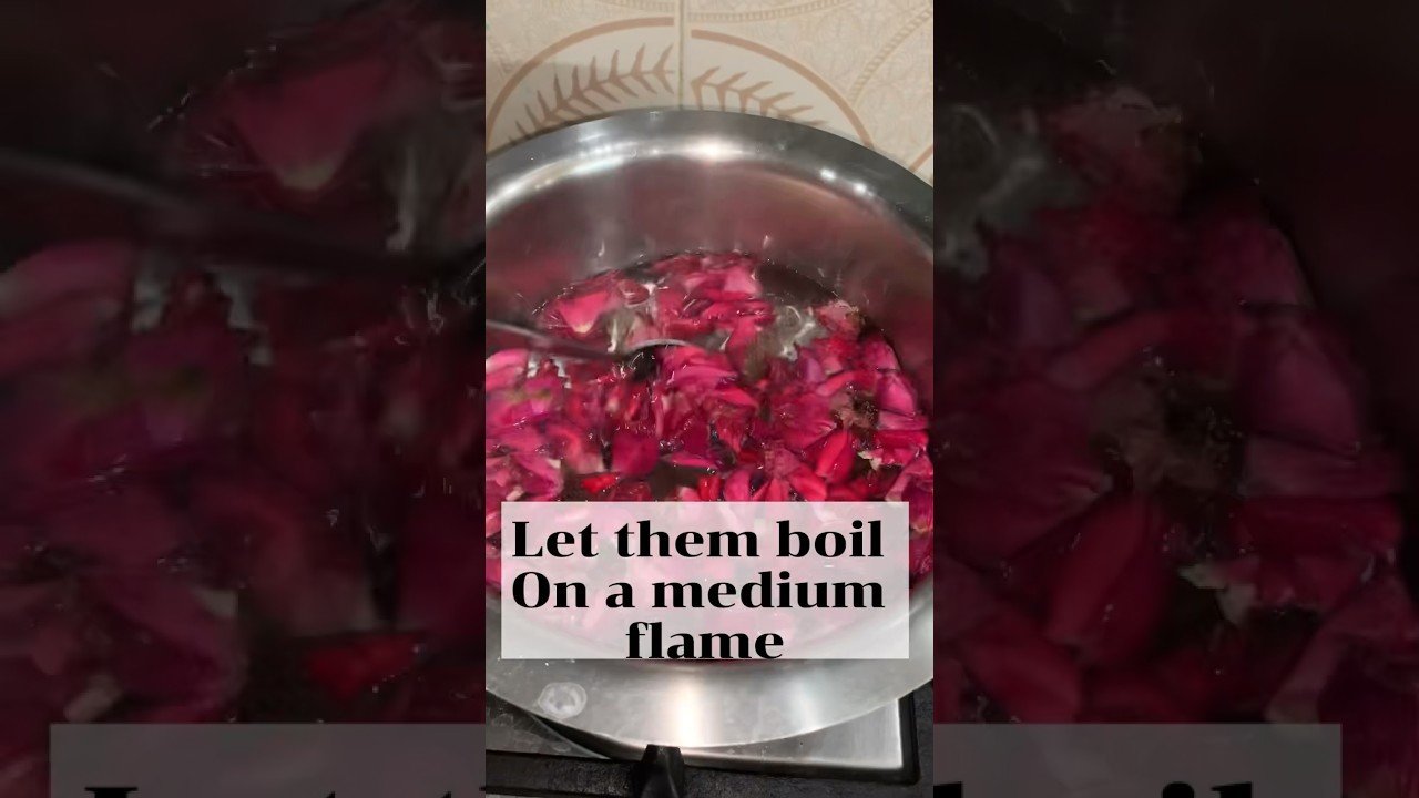 Rose water at home |chemical free#trending #remedies #youtubeshorts #clearskinroutine