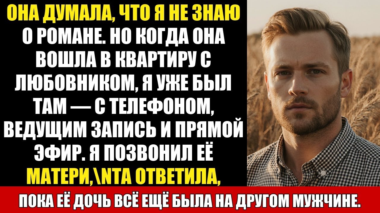 ОНА ДУМАЛА, ЧТО Я НЕ ЗНАЮ О РОМАНЕ. НО КОГДА ОНА ВОШЛА В КВАРТИРУ С ЛЮБОВНИКОМ, Я УЖЕ БЫЛ ТАМ — С...