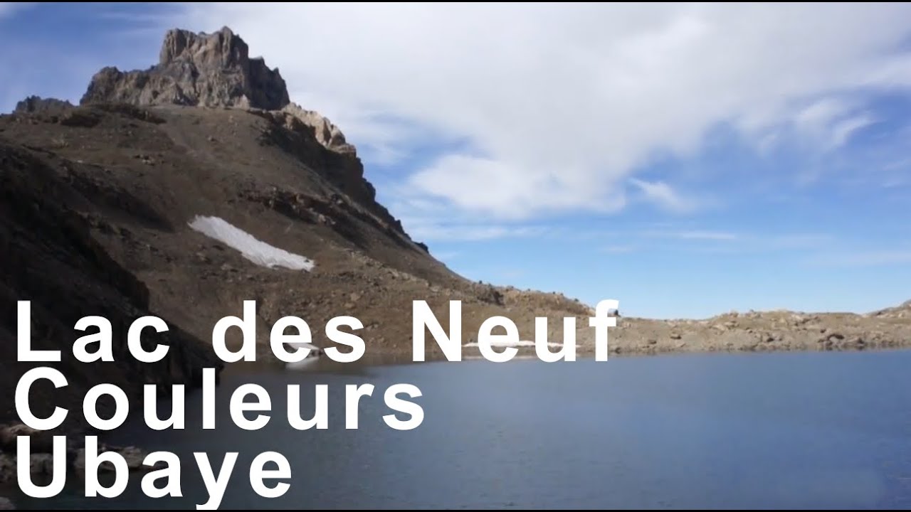 Lac des Neuf Couleurs refuge du Chambeyron Ubaye Alpes de Haute provence randonnée