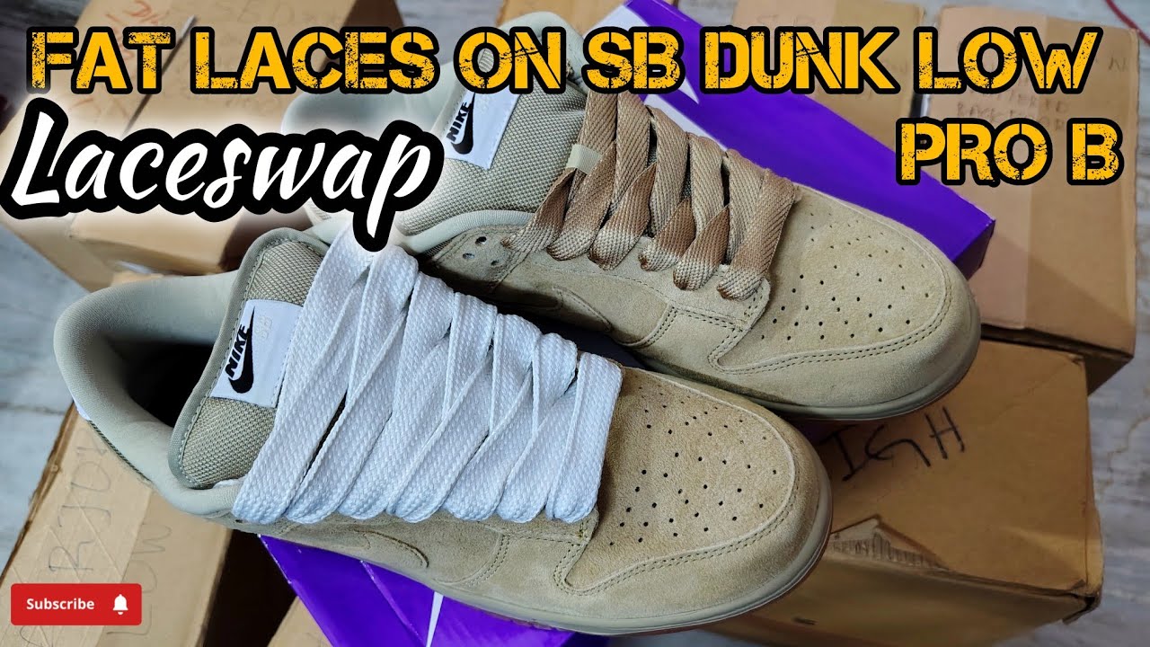 FAT LACESWAP x SB DUNK LOW 