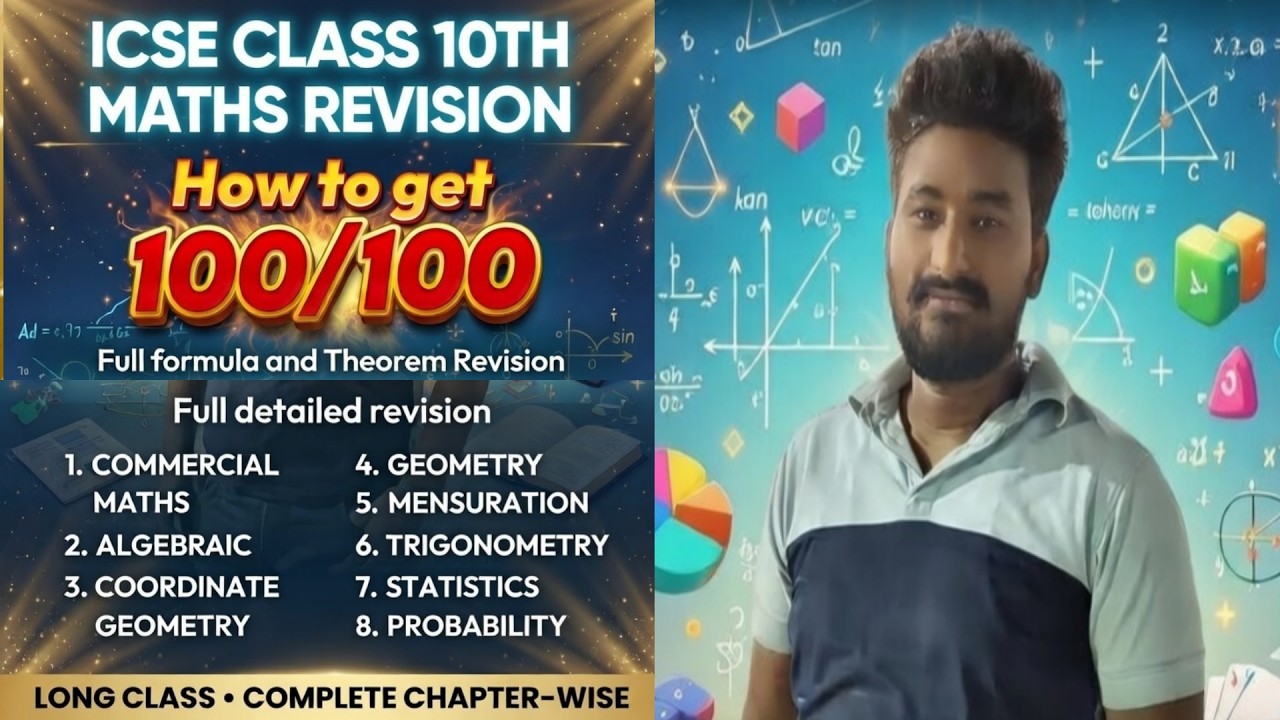 ICSE CLASS 10TH COMPLETE REVISION OF FORMULAE // THEREOMS#icse #icsemaths2026 #icsemathsrevision #10