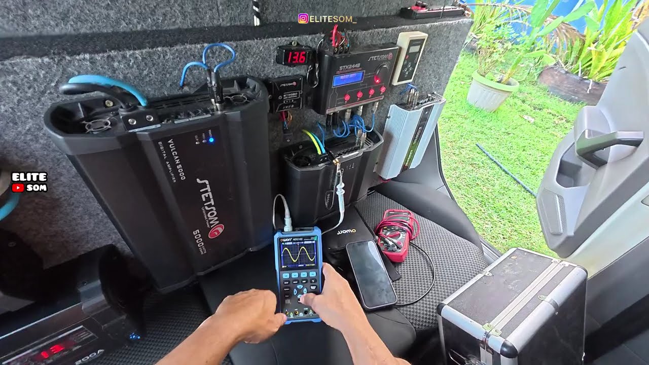 ESTRUTURA DE GANHO - APLICAÇÃO DE POTÊNCIA & RTA - VW Polo - porta malas 4 vias