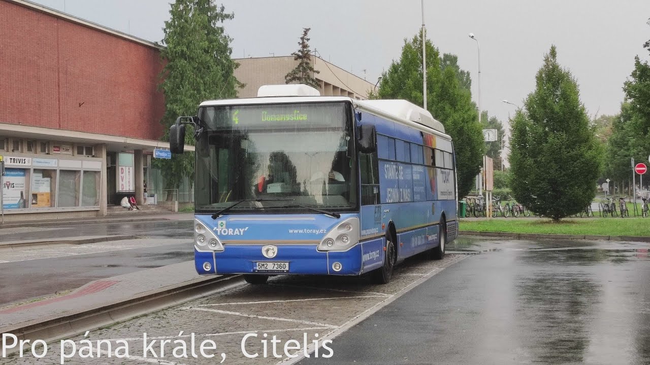 Jízda linkou 4 Autobusová stanice - Rybník | FTL MHD Prostějov
