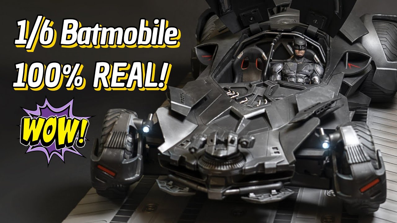 NO #HOTTOYS #BATMAN 1/6 BATMOBILE BvS & JUSTICE LEAGUE / DISPONIBLE POR TIEMPO LIMITADO🔥