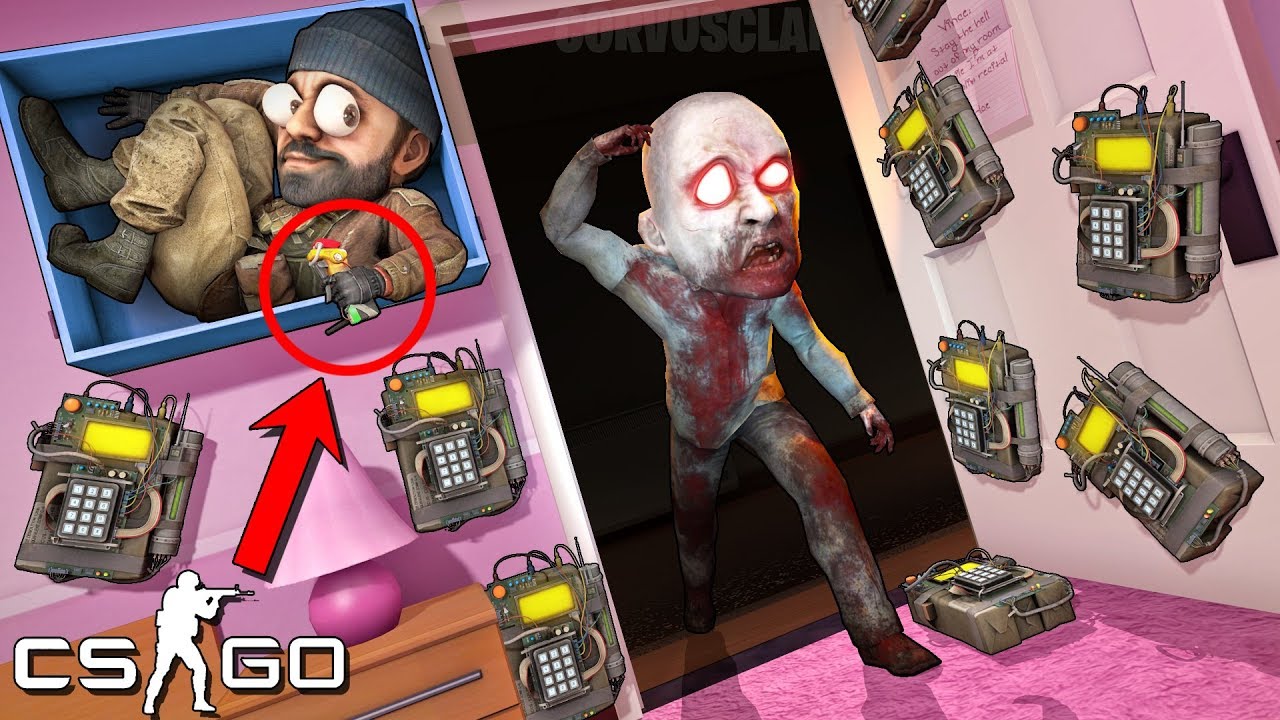 CSGO - AL NIÑO Z LE GUSTAN LOS EXPLOSIVOS 💥 !! - Hide and Seek