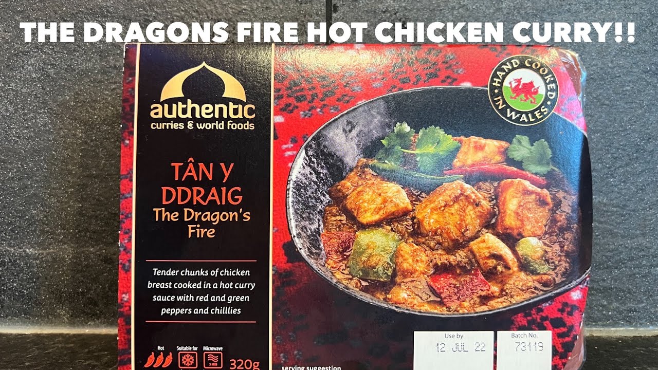 Tan Y Ddraig The Dragon's Fire Hot Chicken Curry Review | Authentic Curries & World Foods