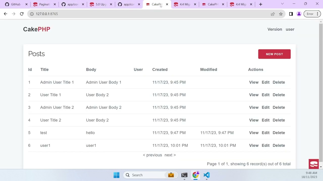 CakePHP 5 - Upgrade from CakePHP 4 to 5
