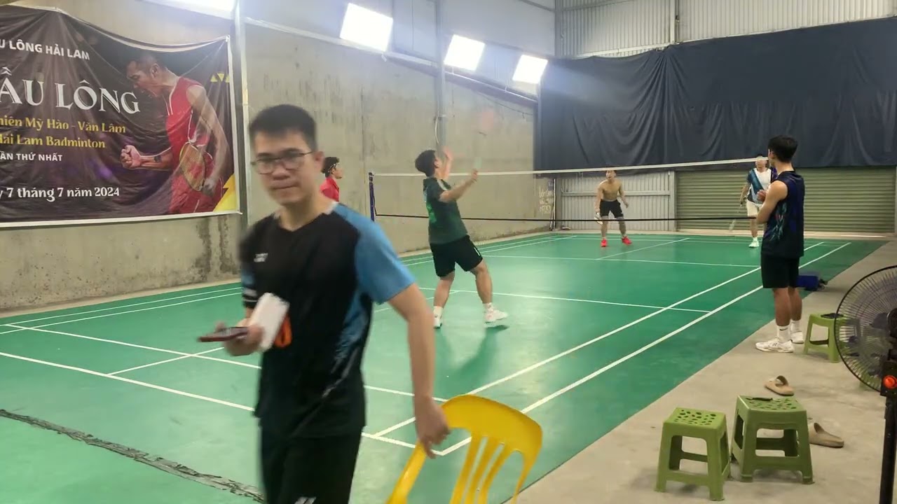 Cầu lông đôi nam chiều 27 Tết p1