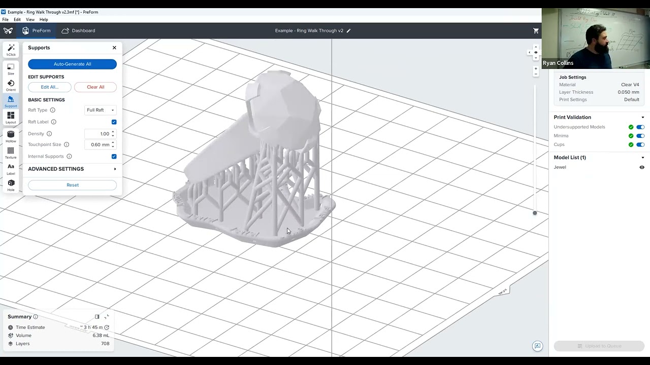 F2024 ARTS299 Week10  Formlabs PreForm slicer