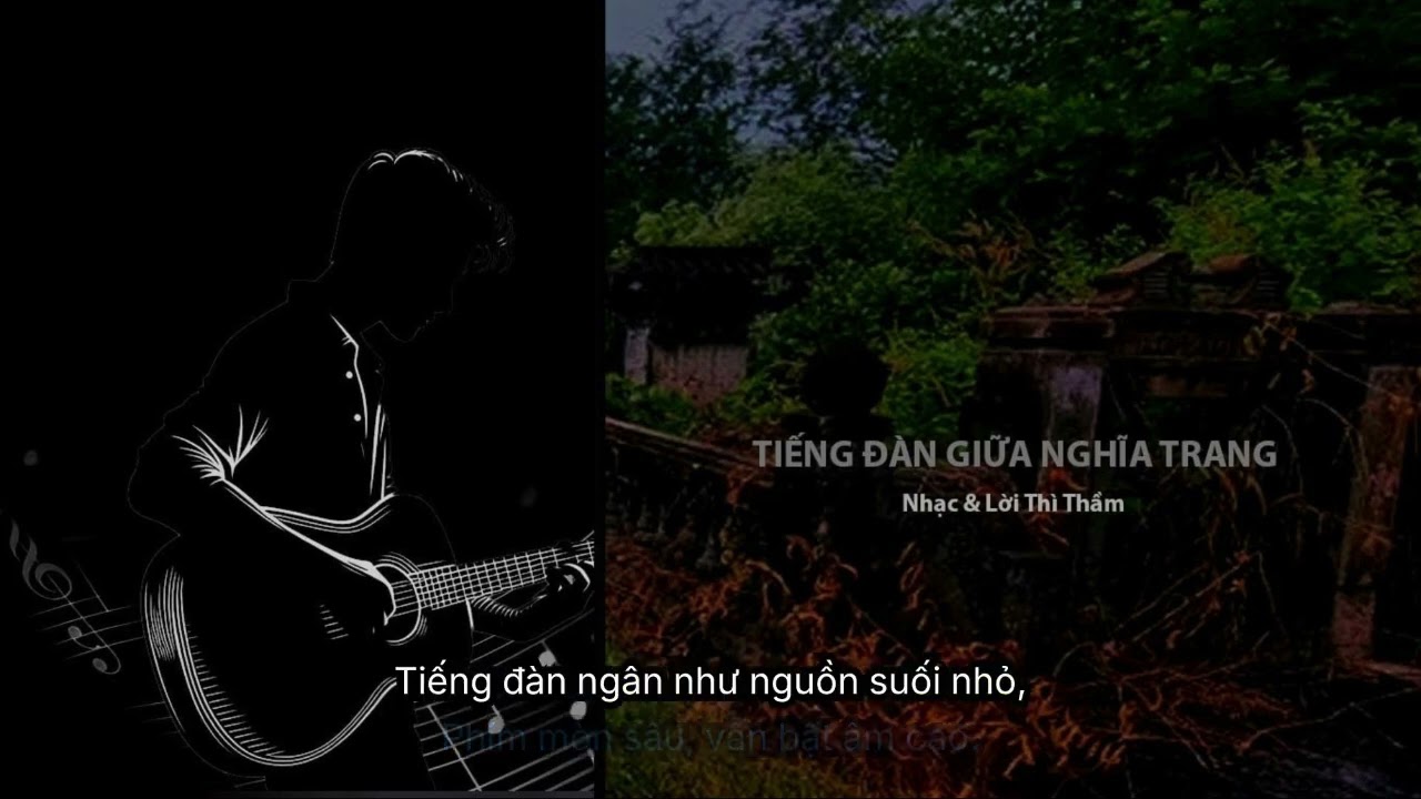 #TIẾNG ĐÀN GIỮA NGHĨA TRANG | Nhạc & Lời Thì Thầm qua tiếng hát Thì Thầm
