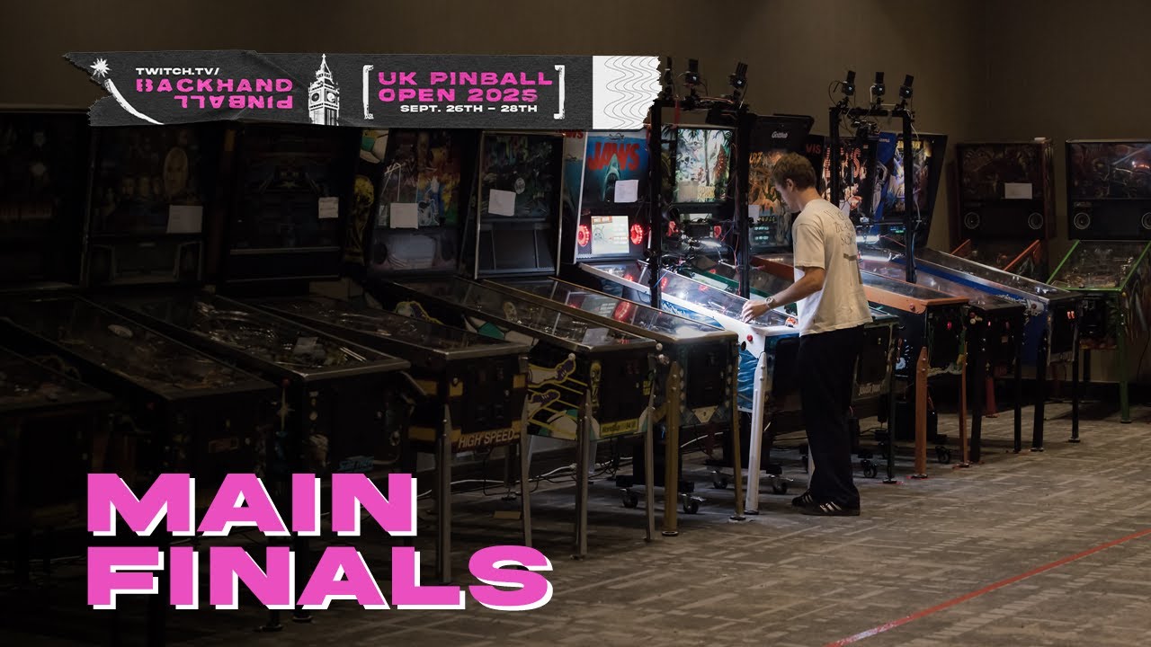 The 2025 UK Pinball Open - Main Finals