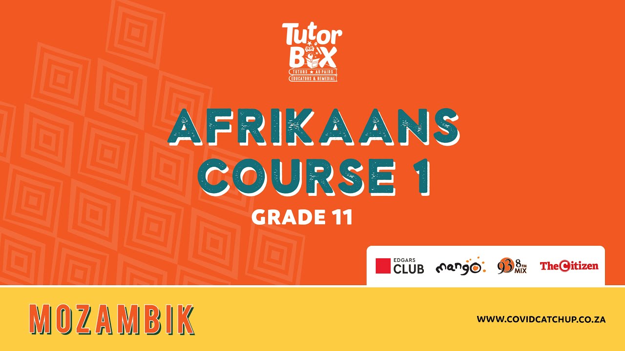 Grade 11 Afrikaans FAL lesson 1 - Taal en 1ste week van CAPS kwartaal 2