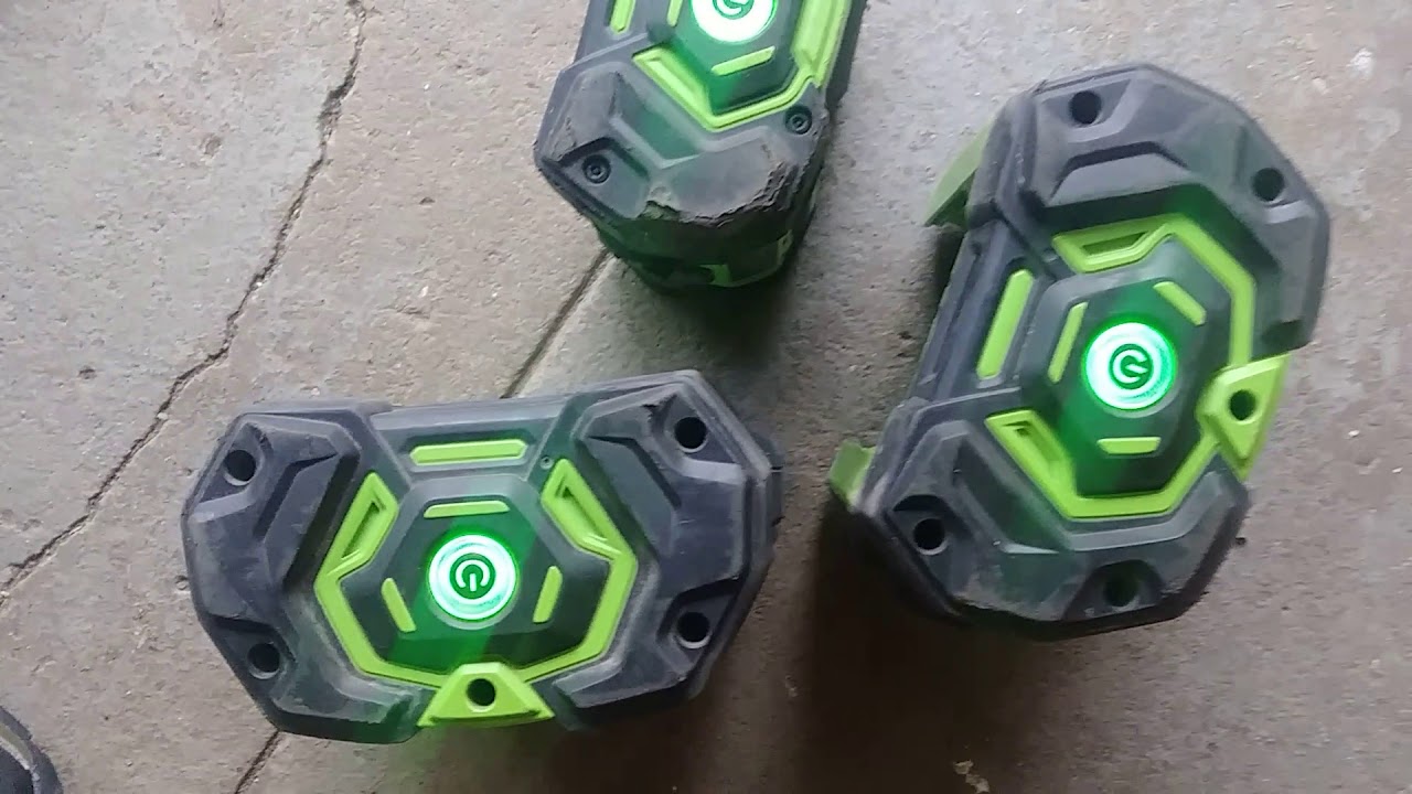 Ego green flashing battery issue