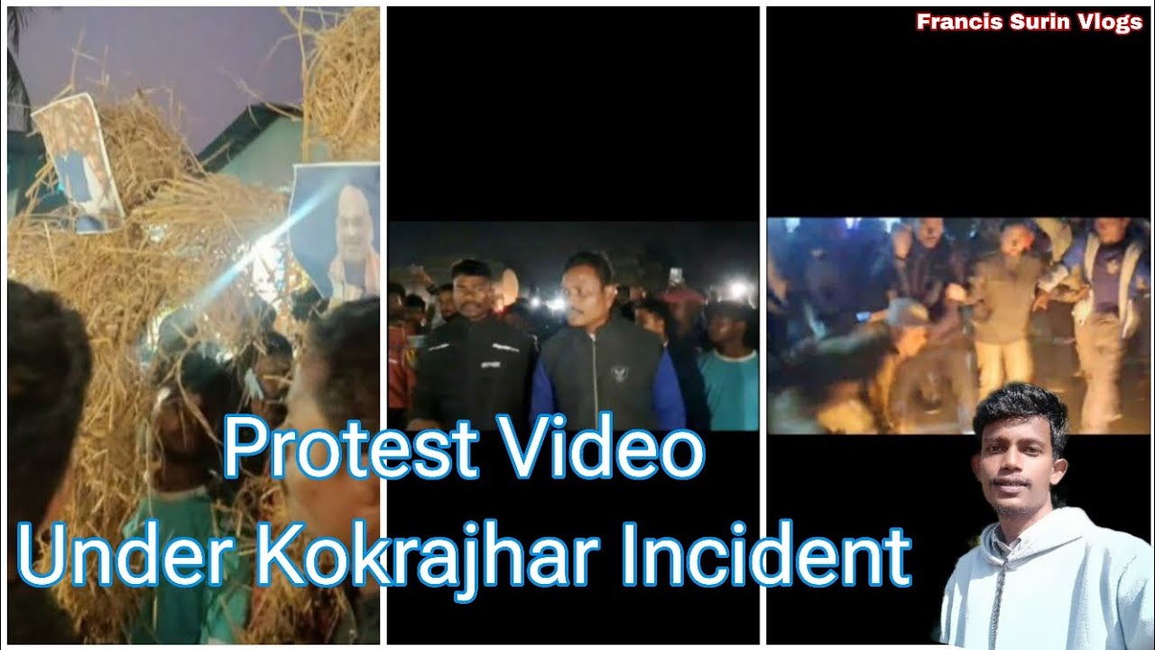 Protest Video//Under Kokrajhar Incident//Francis Surin Vlogs 