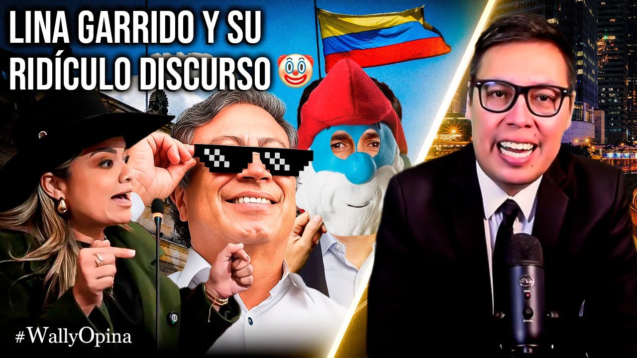 LINA GARRIDO: El RIDÍCULO discurso que hizo reír a COLOMBIA - #WALLYOPINA #Petro
