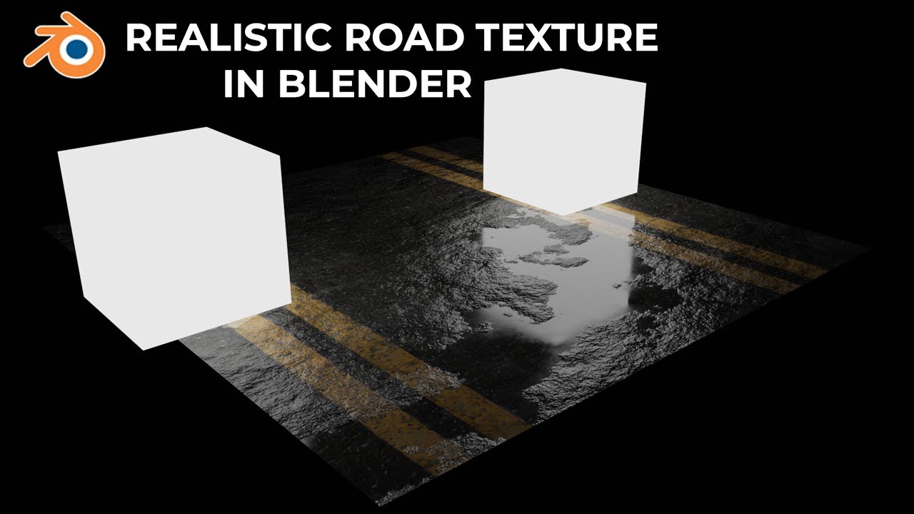REALISTISCHE Stra&szlig;entextur im Blender