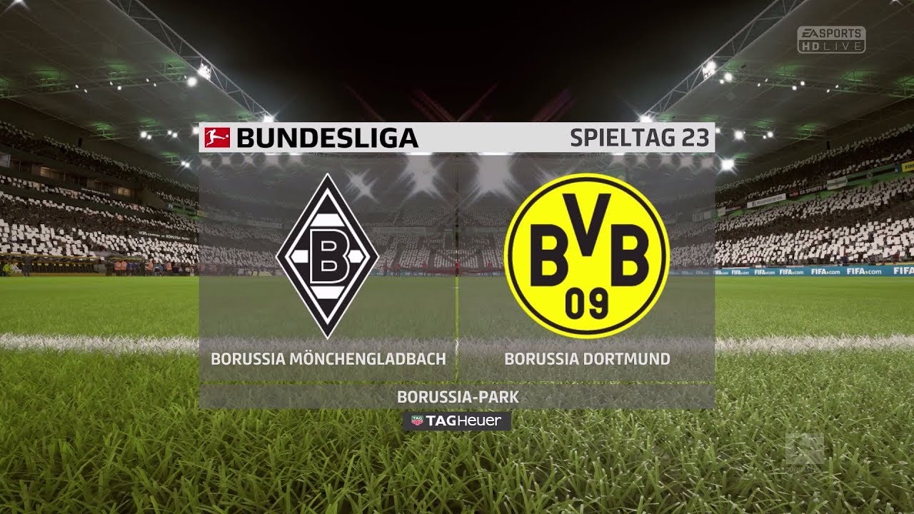 FIFA 18 Bundesliga Prognose | Borussia M&ouml;nchengladbach - Borussia Dortmund