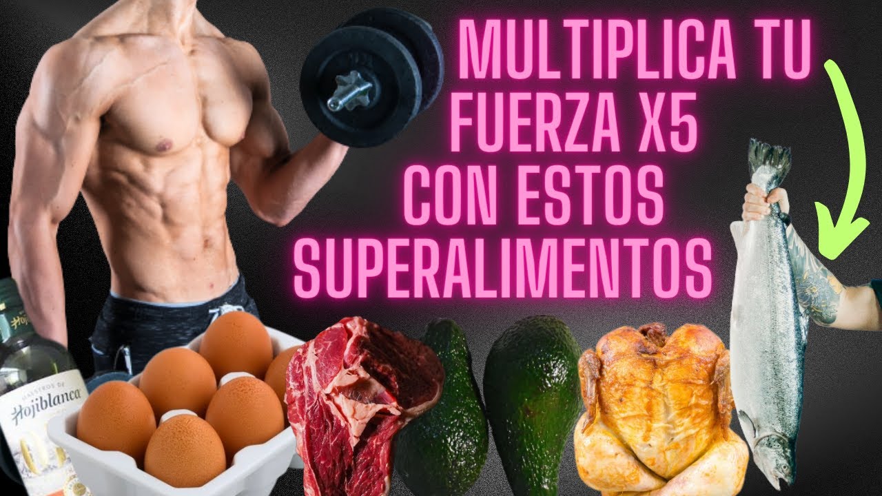 🥩🔋💪 ALIMENTOS para GANAR FUERZA y RESISTENCIA 💪🔋🥩