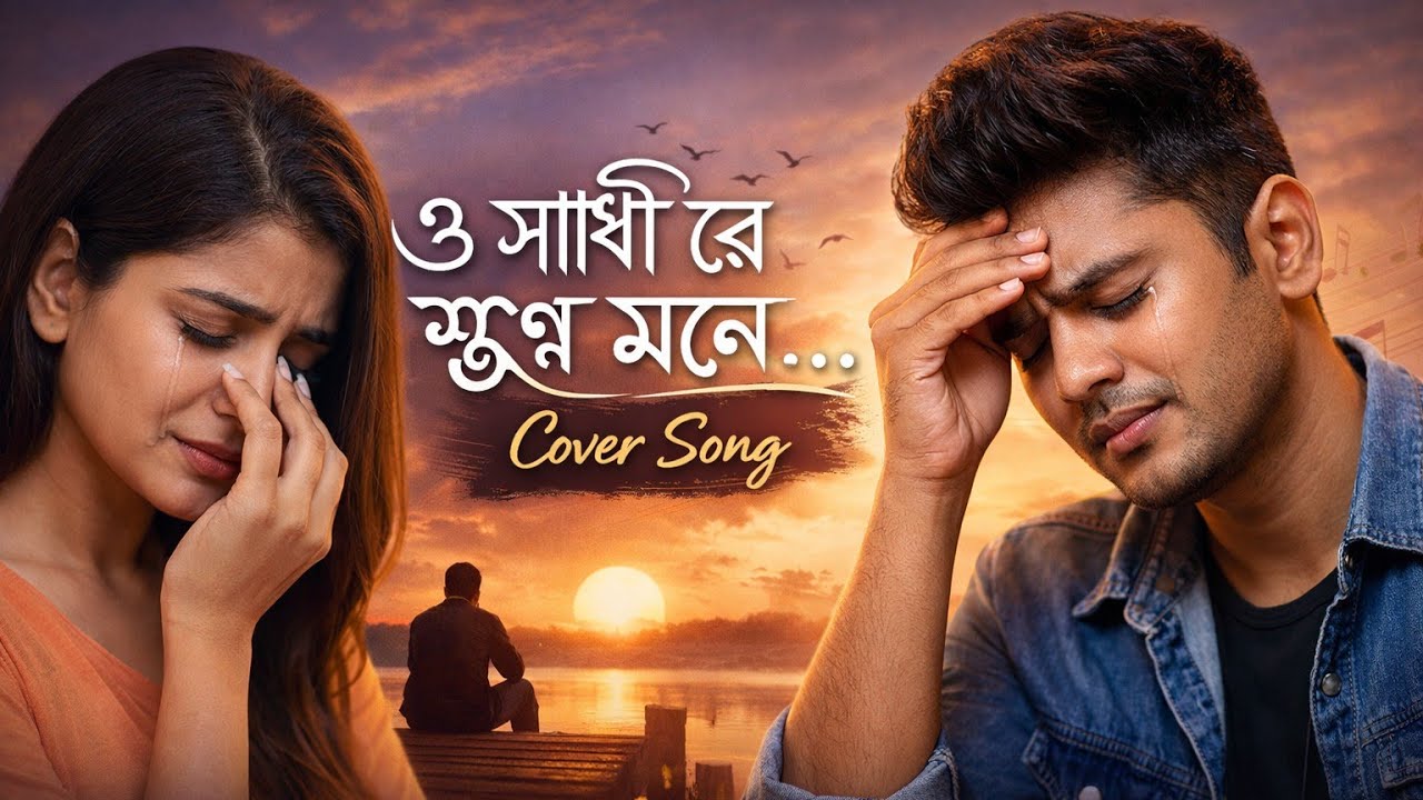 ও সাথী রে শূন্য মনে | O Sathi Re Sunno Mone | Bangla Sad Song | bangla cover song । Bengali audio