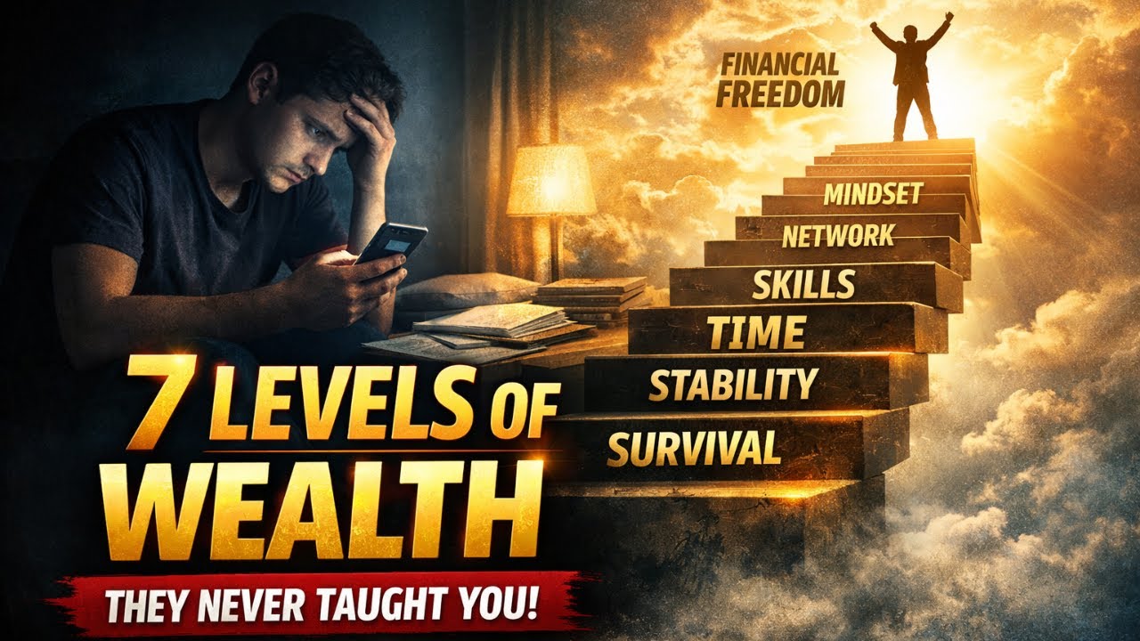 7 Levels of Wealth They Never Taught You (Why Most People Stay Broke)