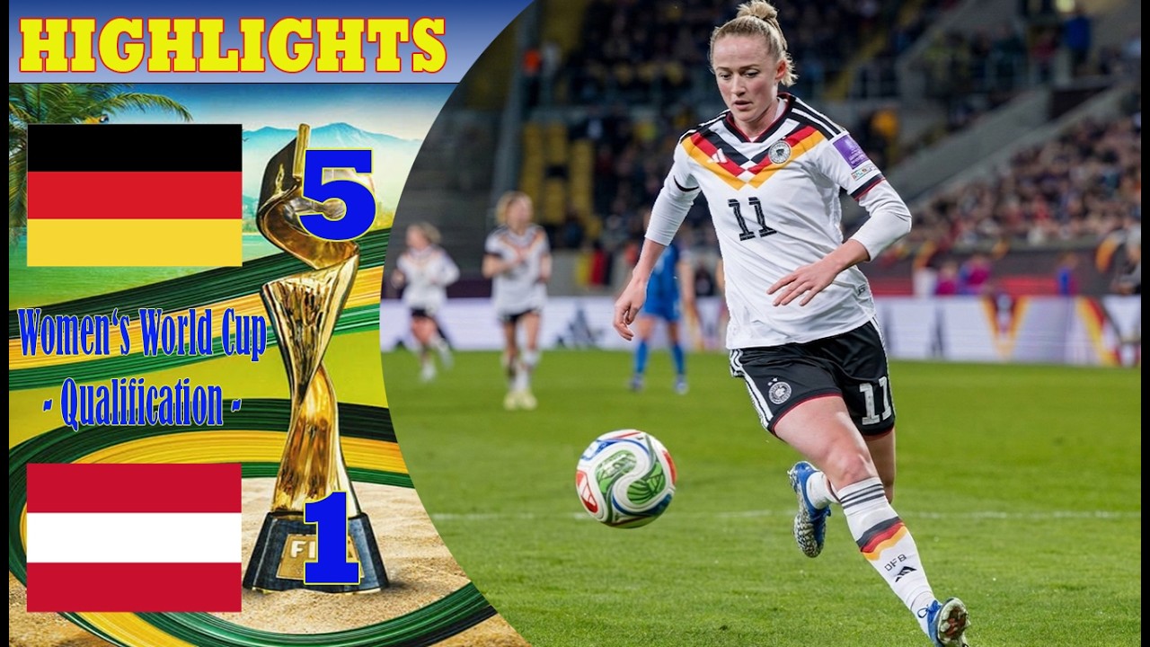 Deutschland vs. &Ouml;sterreich Highlights & Alle Tore | WM-Qualifikation der Frauen | 15. April 2026