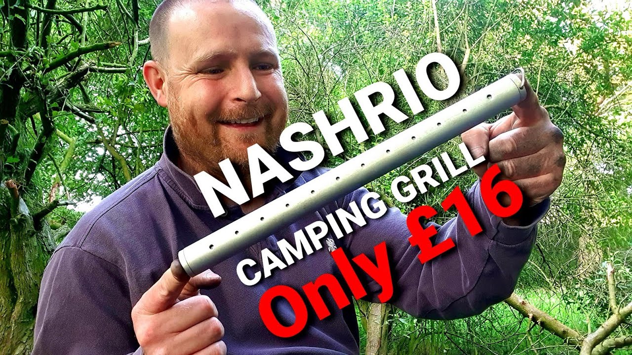 Low budget £16 camping grill, NASHRIO portable camping grill from amazon folding compact bbq grill
