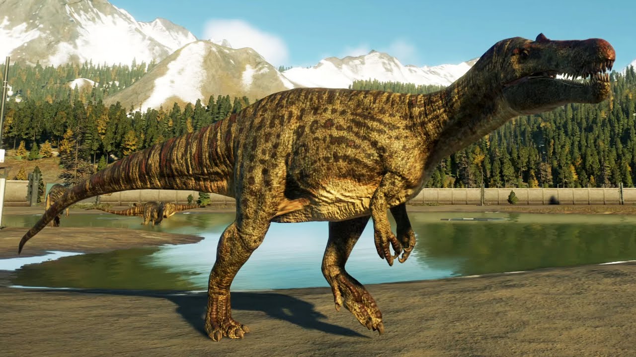 Jurassic World Evolution 2 - Suchomimus Gameplay (PS5 UHD) [4K60FPS]