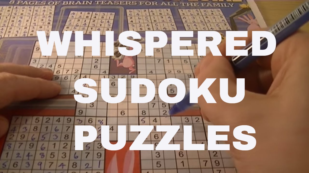 [ASMR] Whispered Sudoku and Hitoshii (April 18)