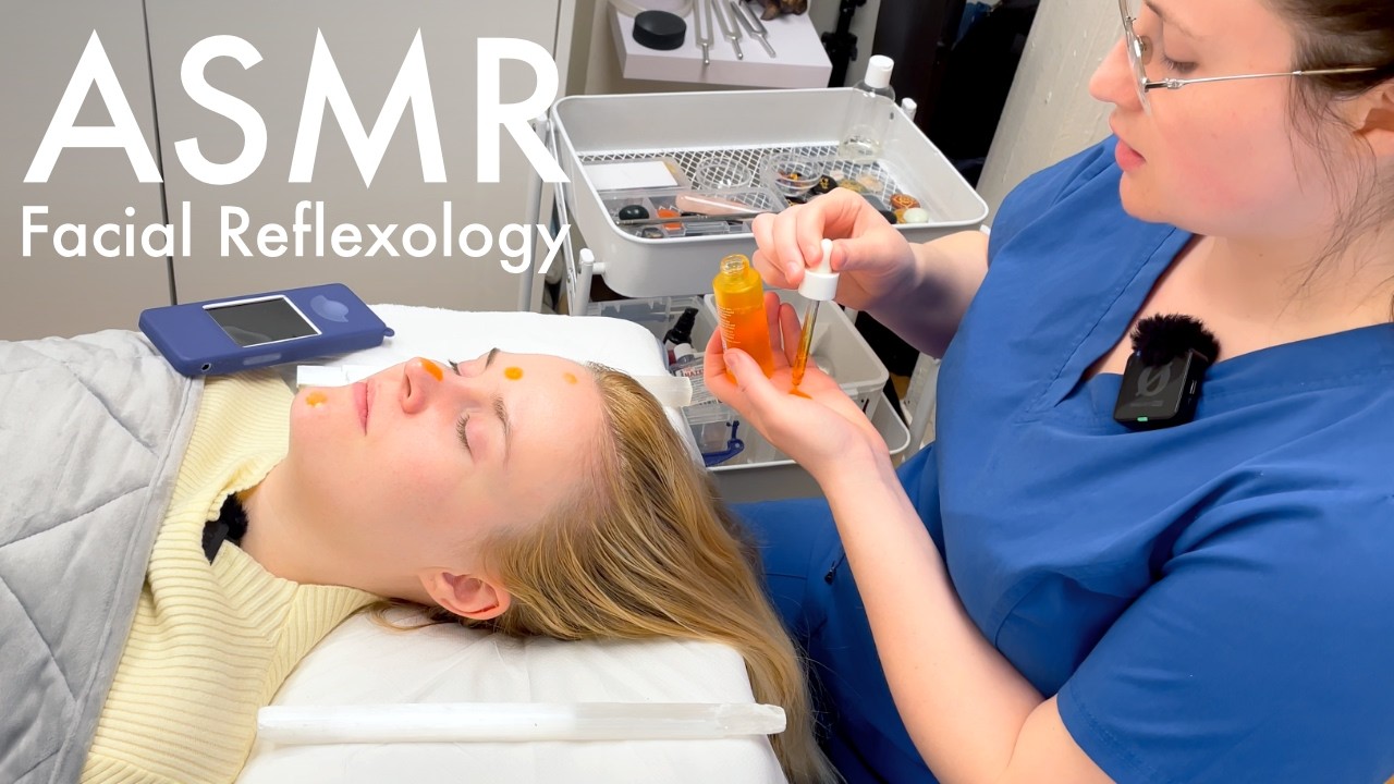 ASMR I Got Facial Reflexology with Skincare & Massage – Pressure‑Point Bliss (Unintentional ASMR)