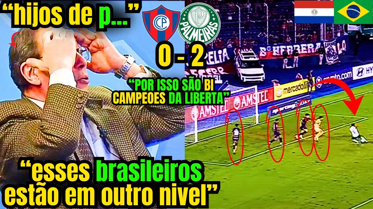 IMPRENSA PARAGUAIA SE RENDEU AO PALMEIRAS DE VITOR ROQUE E ESTEVÃO