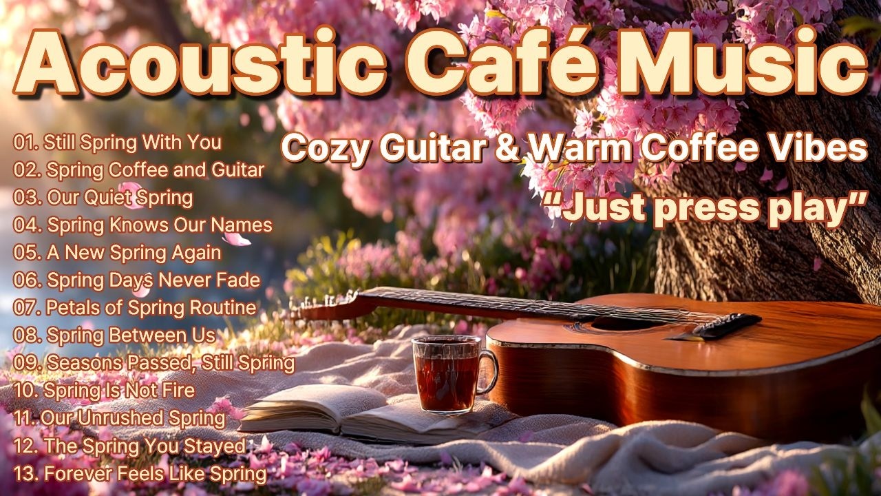 🎧 Playlist | Уютный акустический кафе-поп 🎸 ☕ Гитара для работы и отдыха 🌿✨