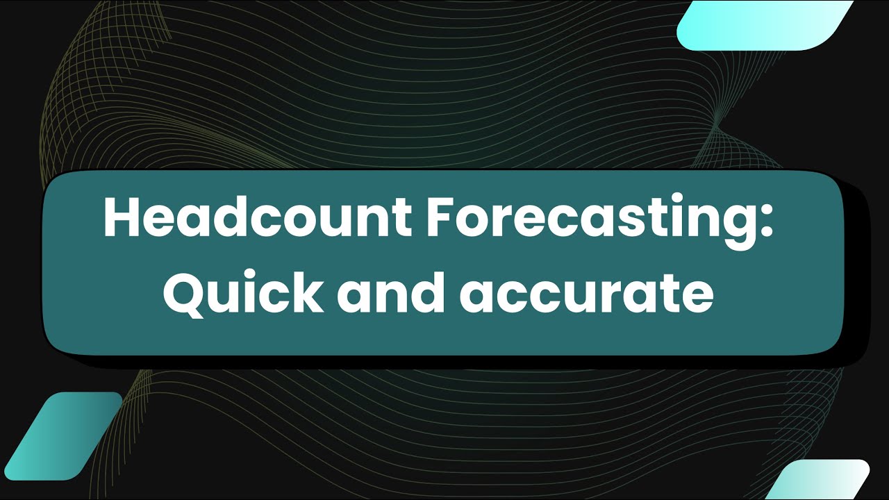 Headcount Forecast based on an HR Roster