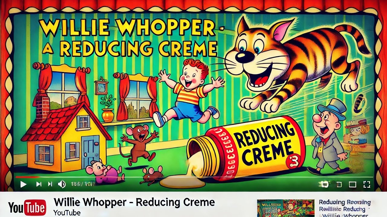 Willie Whopper - Reducing Creme (1934) | Klasyczna Animacja