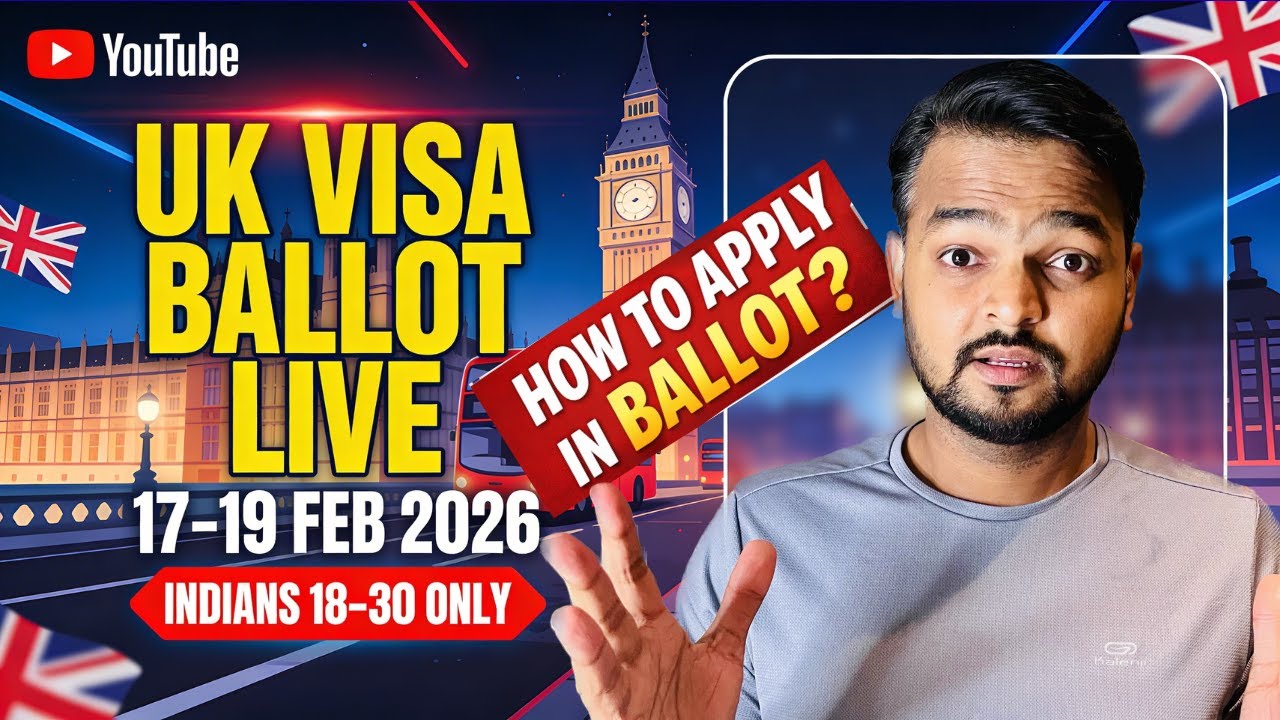 How to Apply For UK Youth Mobility Visa Ballot 2026 | Live Step-by-Step Application Guide For ALL