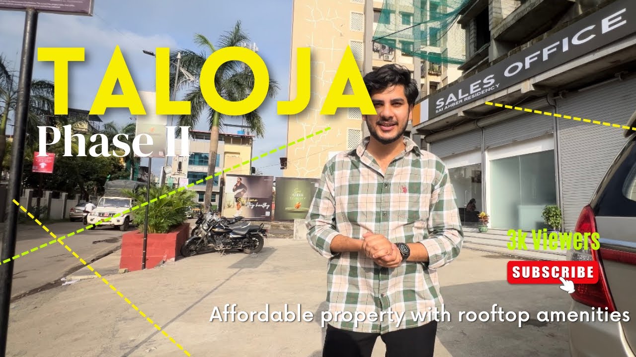 1BHK FLAT IN TALOJA PHASE2 UNDER₹26LACS|ROOFTOP AMINITIES|95%LOAN AVAILABLE 