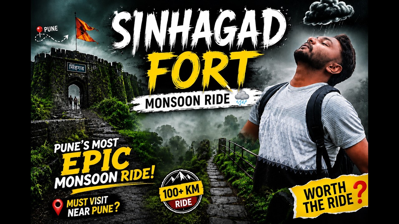 Why Sinhagad Fort is Pune's Most Beautiful Fort? Complete Trek & Travel Vlog 2026