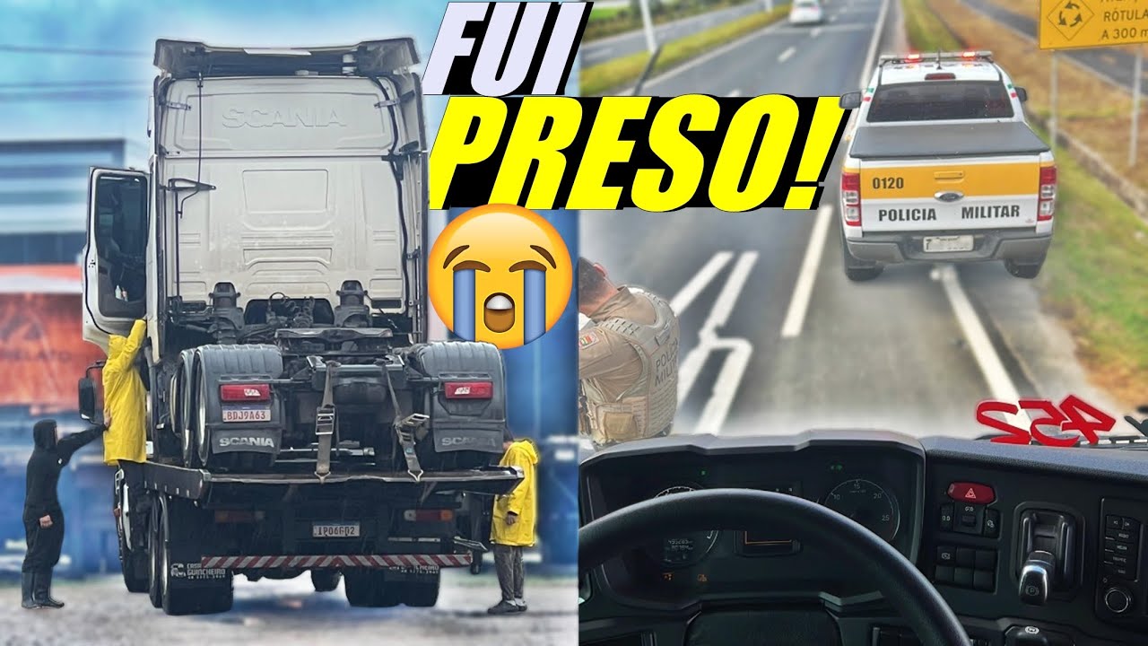 POLICIA ME PAROU E PRENDEU O CAMINH&Atilde;O... O FIM CHEGOU???