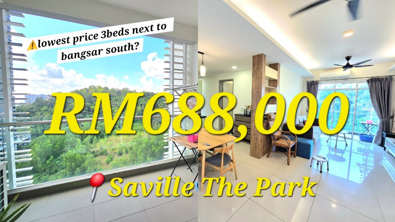 Cheapast 3beds in bangsar south area? SAVILLE THE PARK HOUSE TOUR. FOR SALE