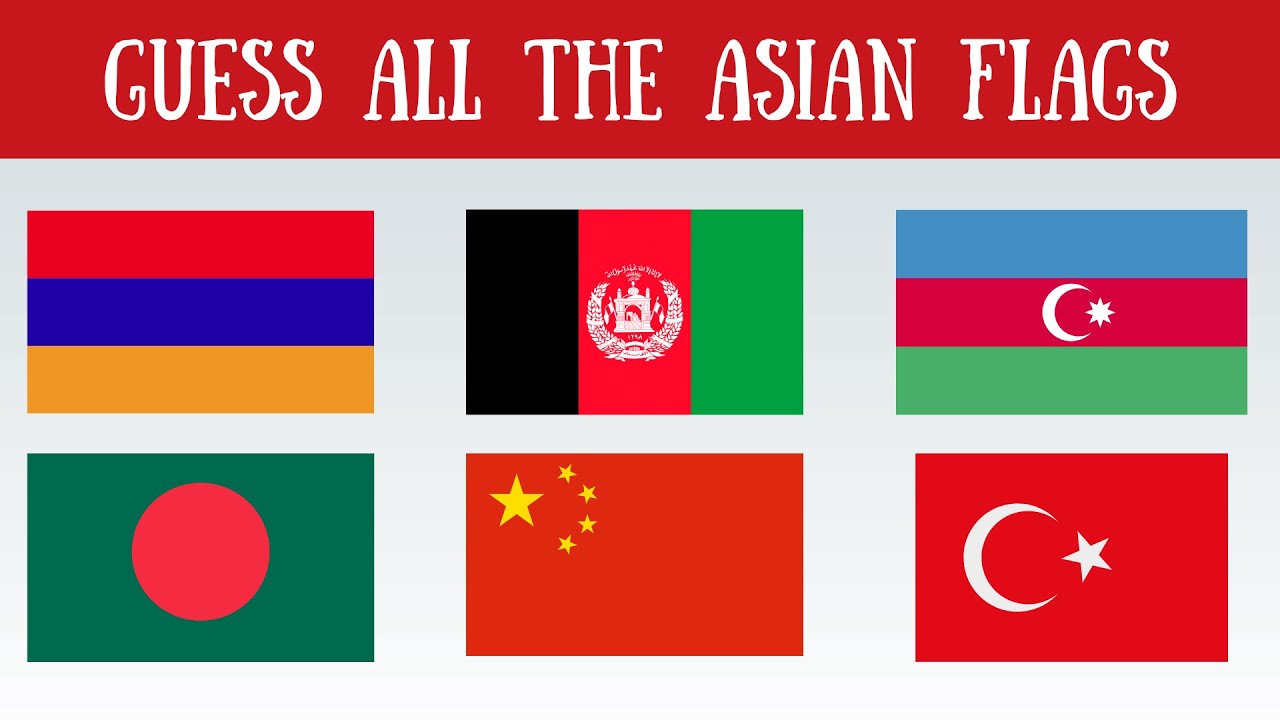 Guess All The Asian Flags Quiz
