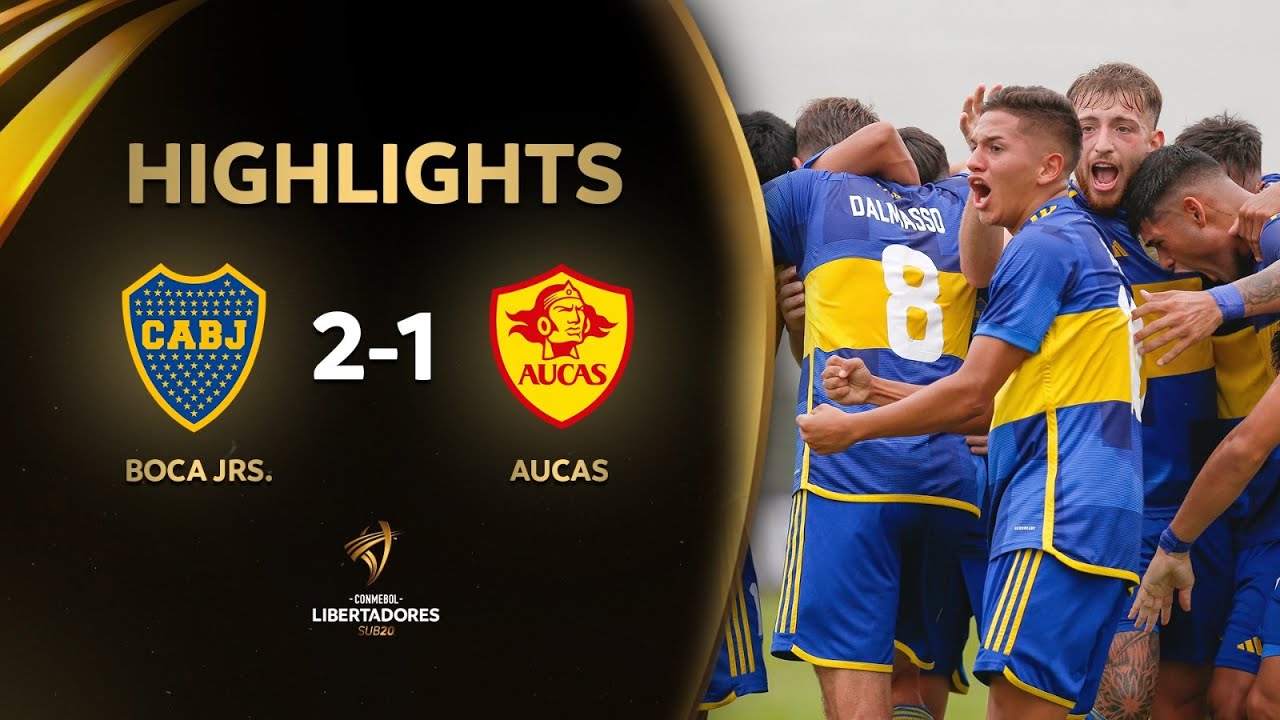 BOCA JUNIORS vs. AUCAS [2-1] | RESUMEN | CONMEBOL LIBERTADORES SUB 20 2024
